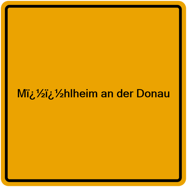 Einwohnermeldeamt24 Mï¿½ï¿½hlheim an der Donau